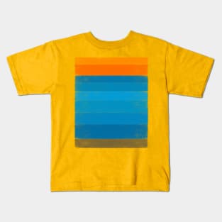 waves at sunrise Kids T-Shirt